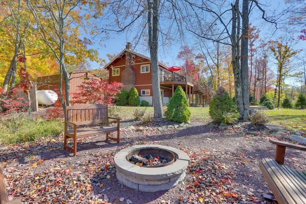 Ski, Swim & Relax: Waterfront Haven on Pines Lake!