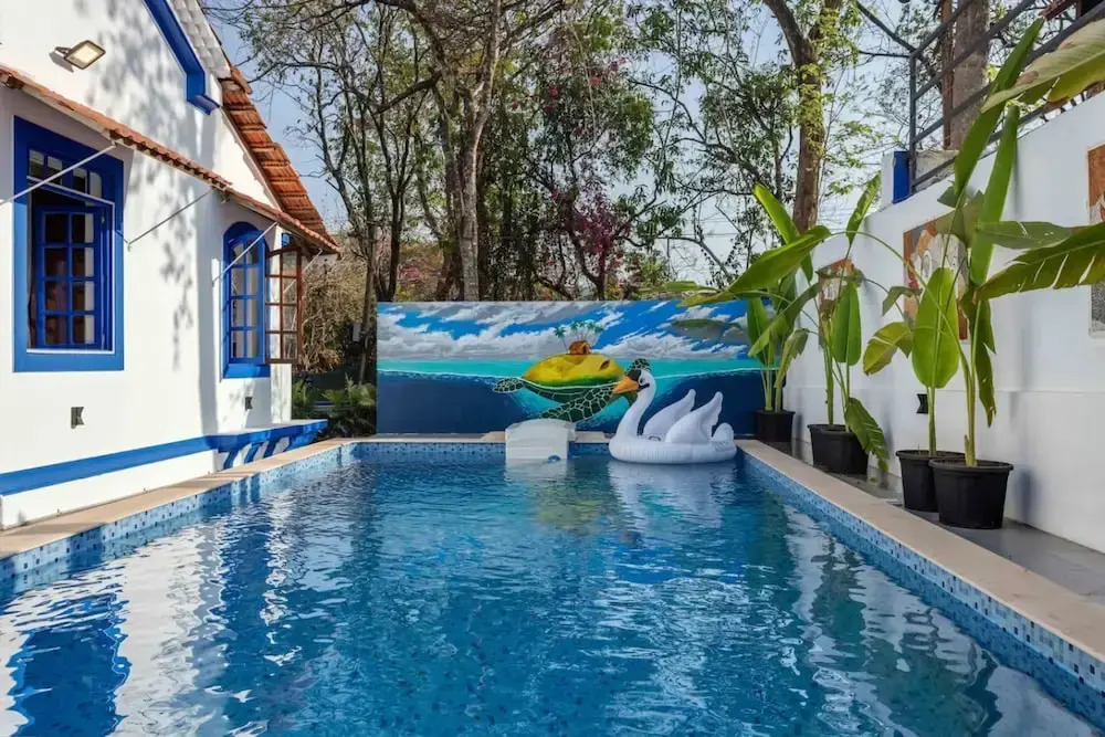 3bhk Portuguese-style Villa w Pool Casa Aloma