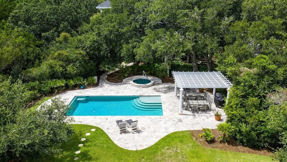Majestic Beach House With Private Pool And Fishing Dock Close To Beach 7 Bedroom Home by Peace Vacations