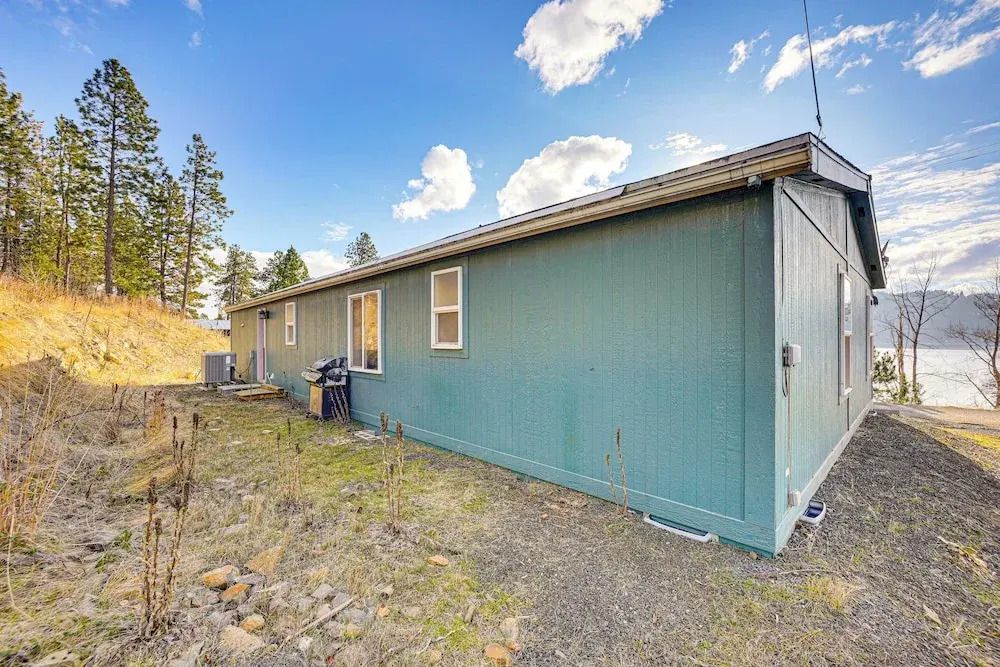 Walk to Marina: Harrison Cabin w/ Lake View!