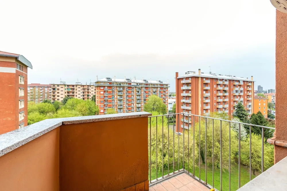 Renewed Balcony Flat with Green Garden