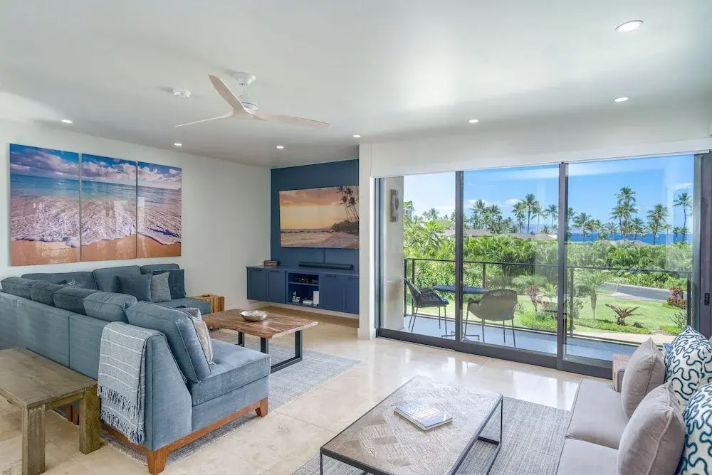 Wailea Elua 803 - Ocean Views, Modern Renovation, Central AC, Wi-fi, BBQ Grill