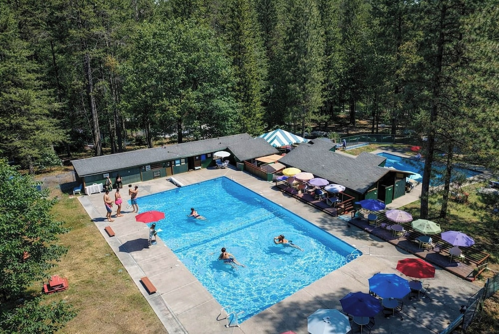 Big Trees Cabin: Pool Access, Sauna, Game Rm