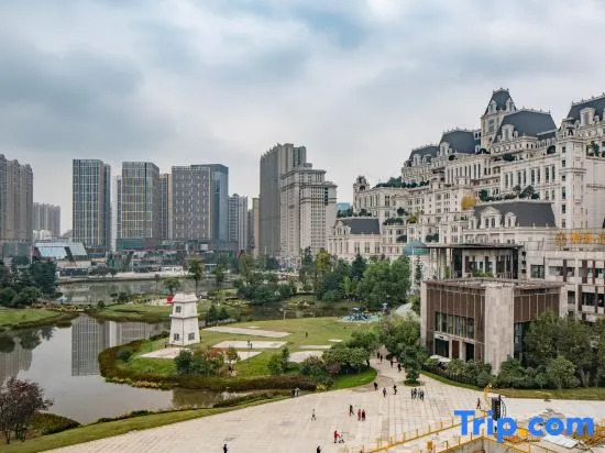 GY Stay Ferris Art Video View Hotel No. 1(the twin towers of the White House)