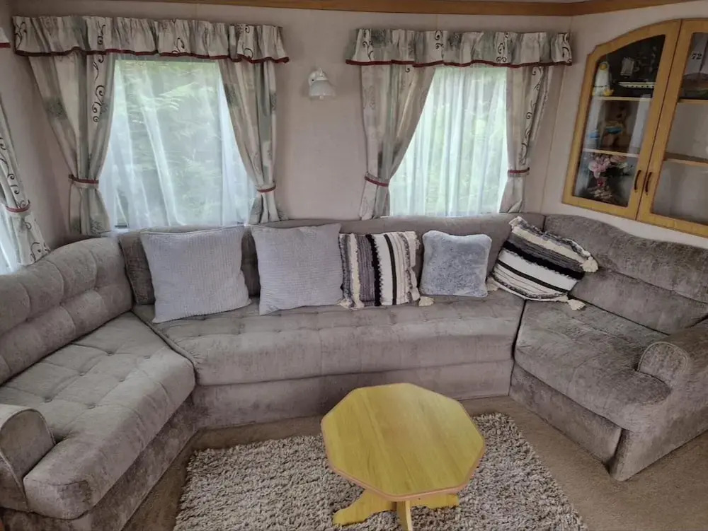 2 Bed Caravan With Aberystwyth Town Viev