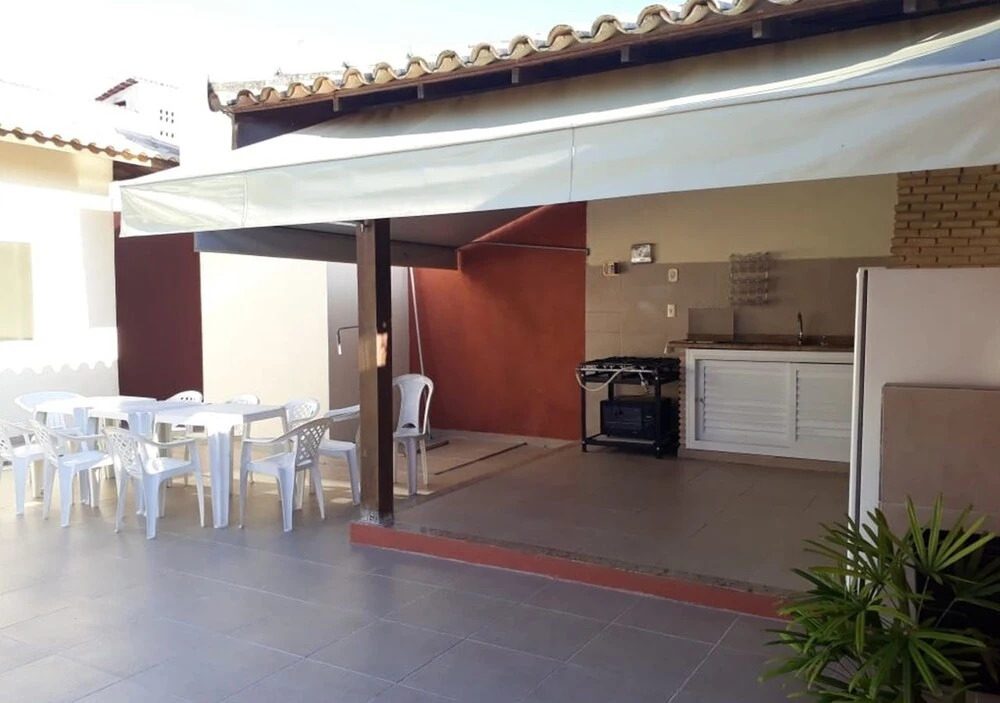Casa com 4 quartos, piscina, churrasqueira na Praia de Mundaí