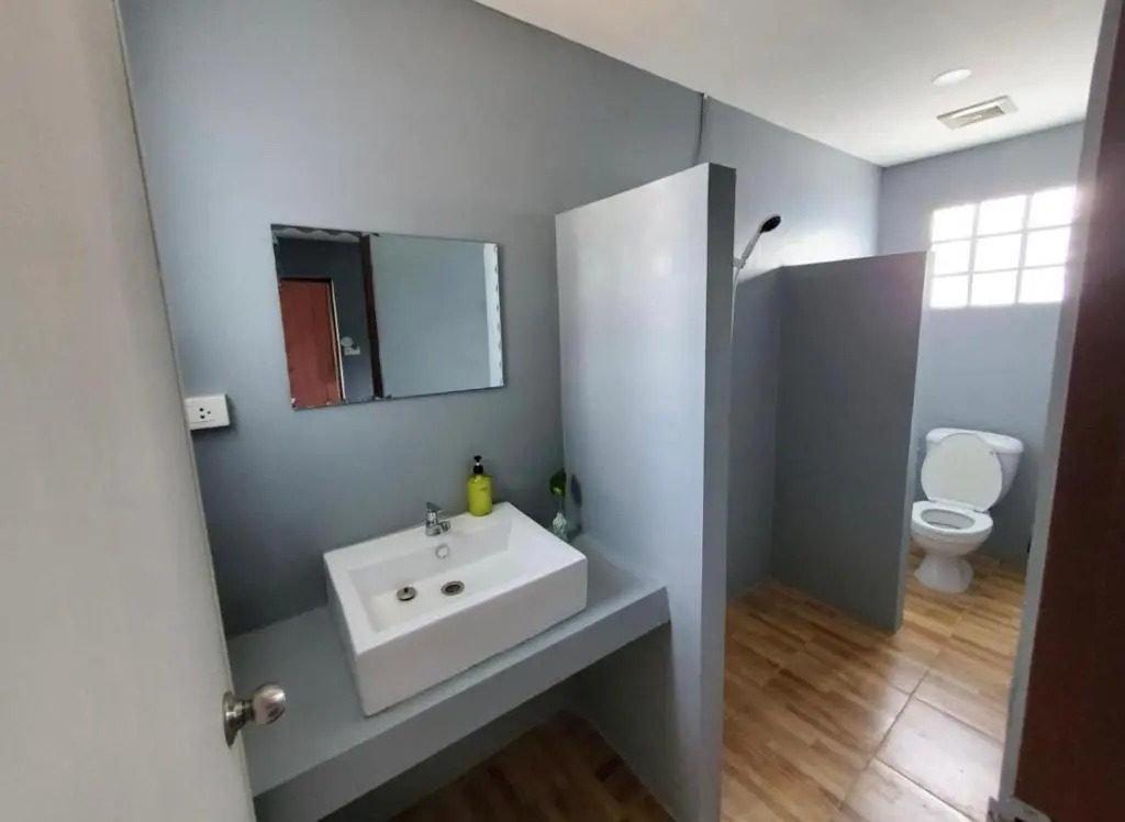 Wooden hostel