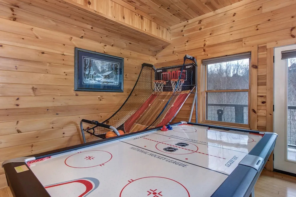 Cabin w/ Mountain Views, Hot Tub & Game Room!