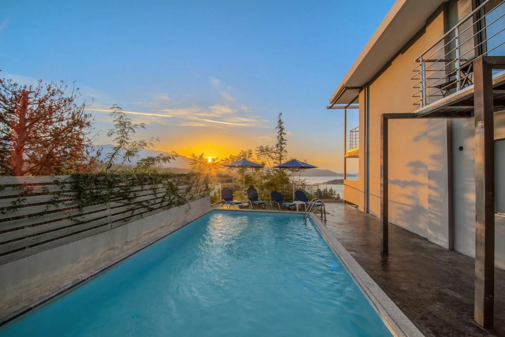 Alexis Zorba Villa - private pool & sea view - 8 min walk to beach