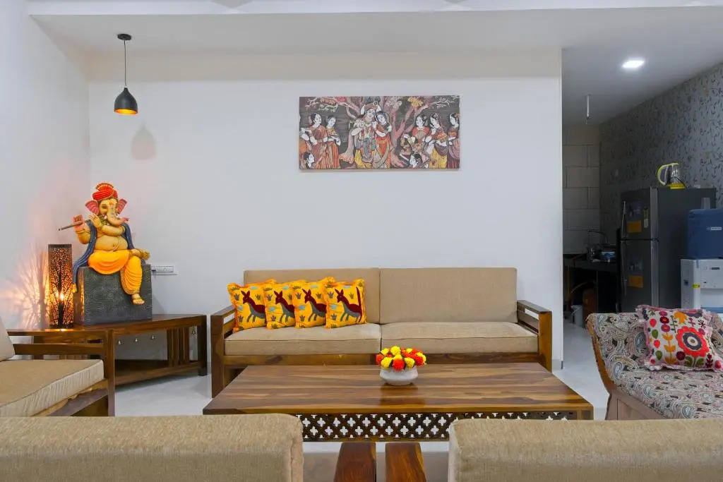 SaffronStays The Fusion, Lonavala - pool villa with hip interiors and indoor games