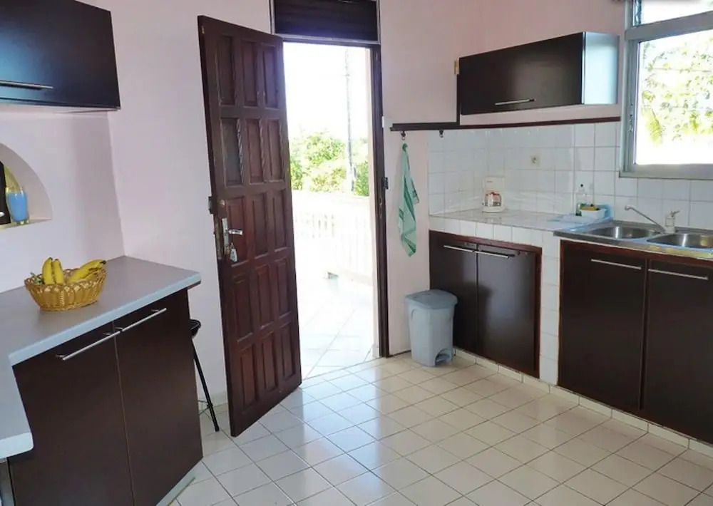 Apartment With 3 Bedrooms in Le Gosier, With Wonderful Mountain View, Furnished Terrace and Wifi - 6 km From the Beach