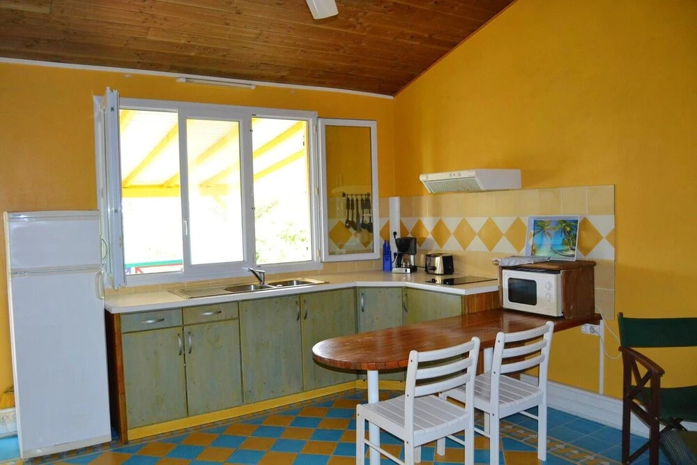Apartment With one Bedroom in Deshaies, With Wonderful sea View, Furnished Garden and Wifi - 800 m From the Beach