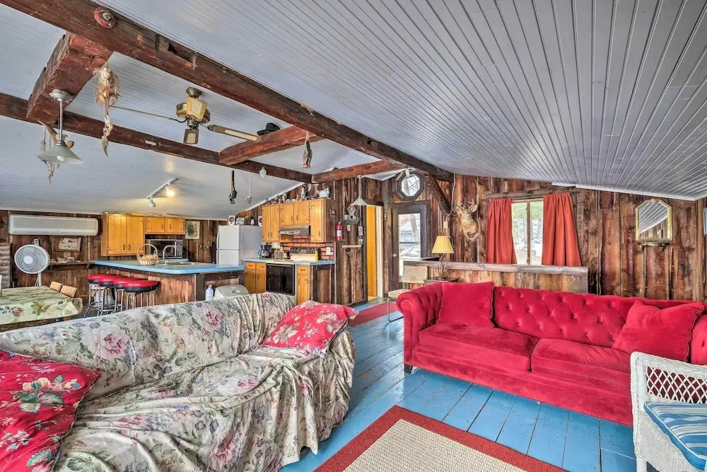 Quiet Cabin on Glen Lake w/ Boat Dock & Deck!