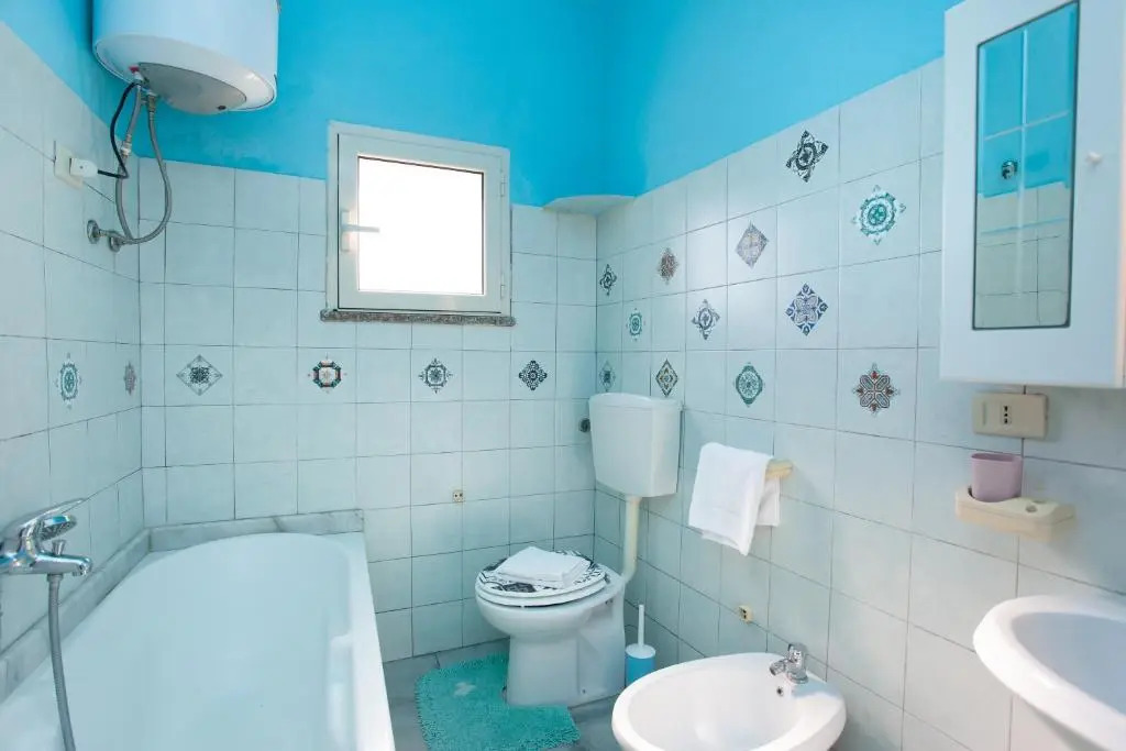 Blue house in santa Lucia
