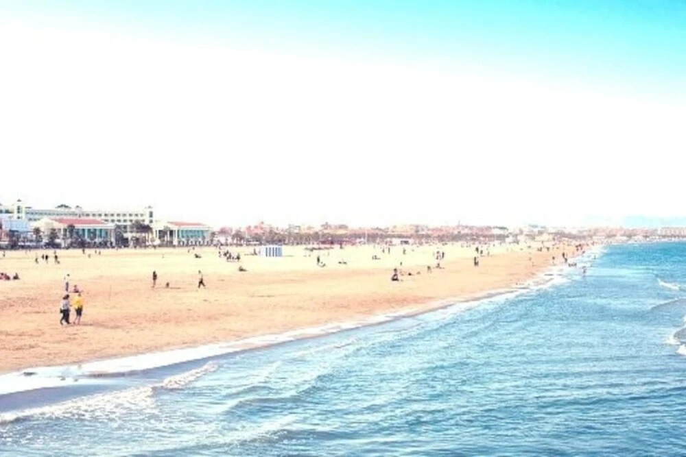 Apartment With 3 Bedrooms in València, With Wonderful sea View and Wif