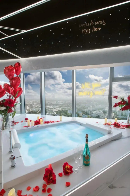 Apartamenty Sky Tower z Jakuzzi Przy Oknie by BQQK