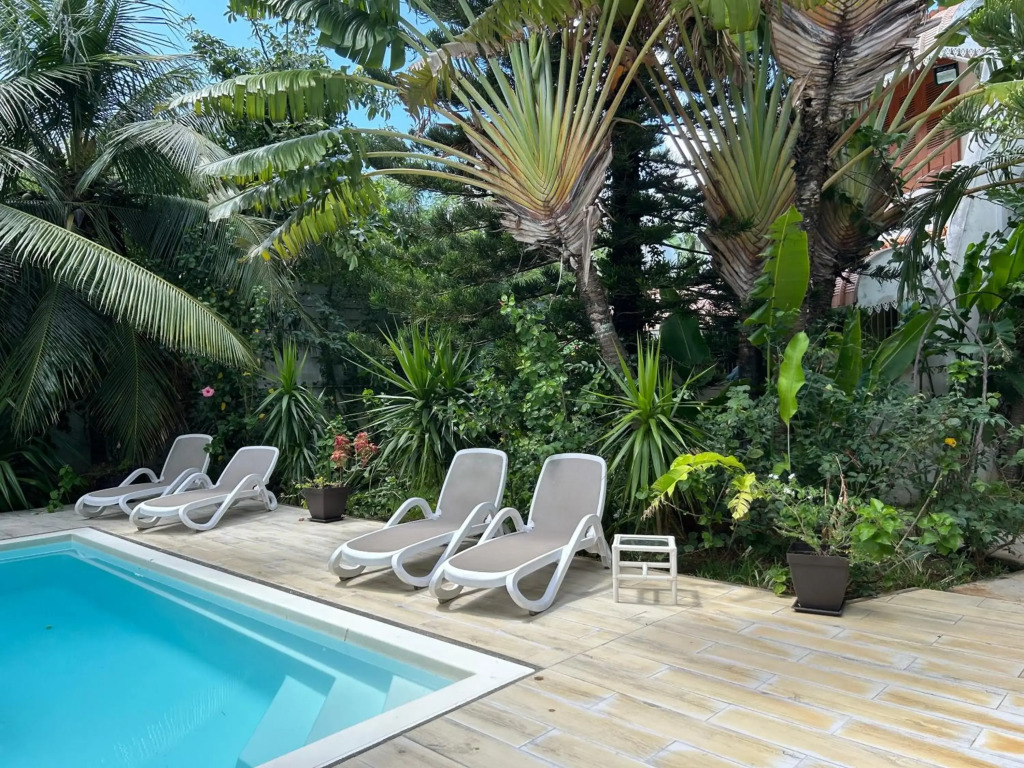 Lush Garden Villa with private pool