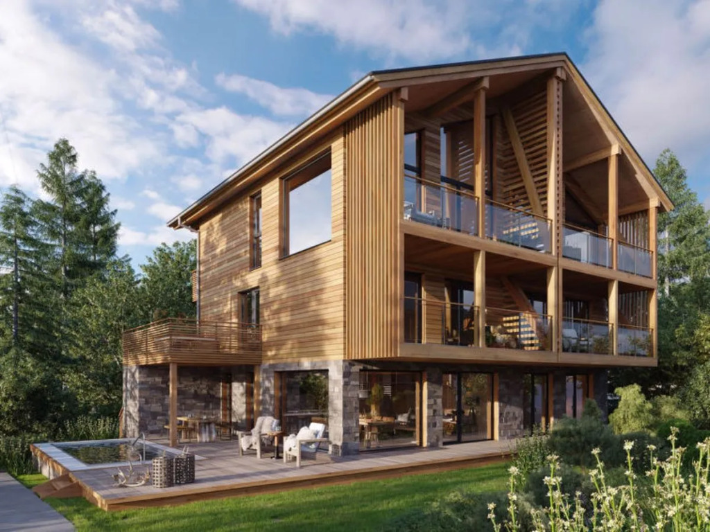 Garten Suite mit Pool und Sauna für 8 P