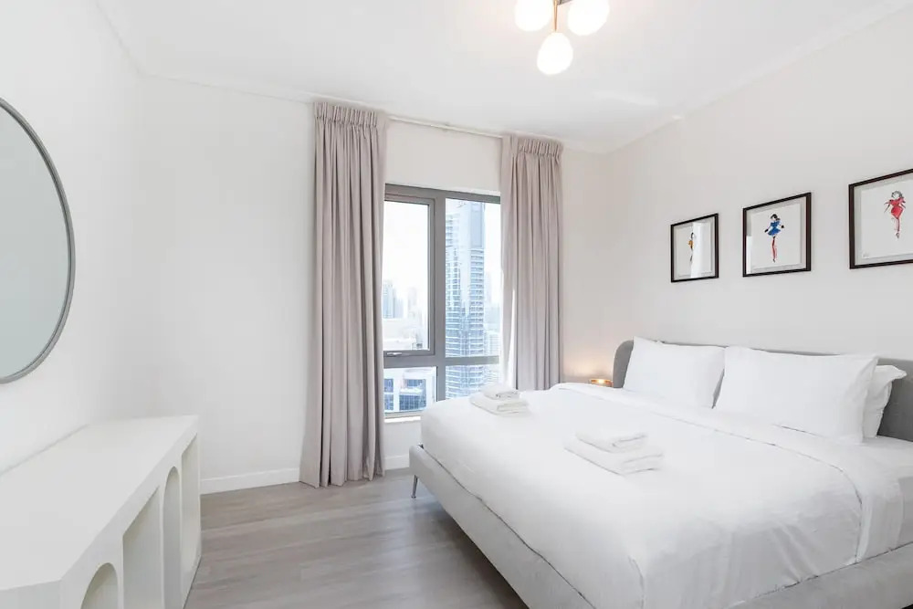 Sleek 3BR Maid s Room w Burj Khalifa View