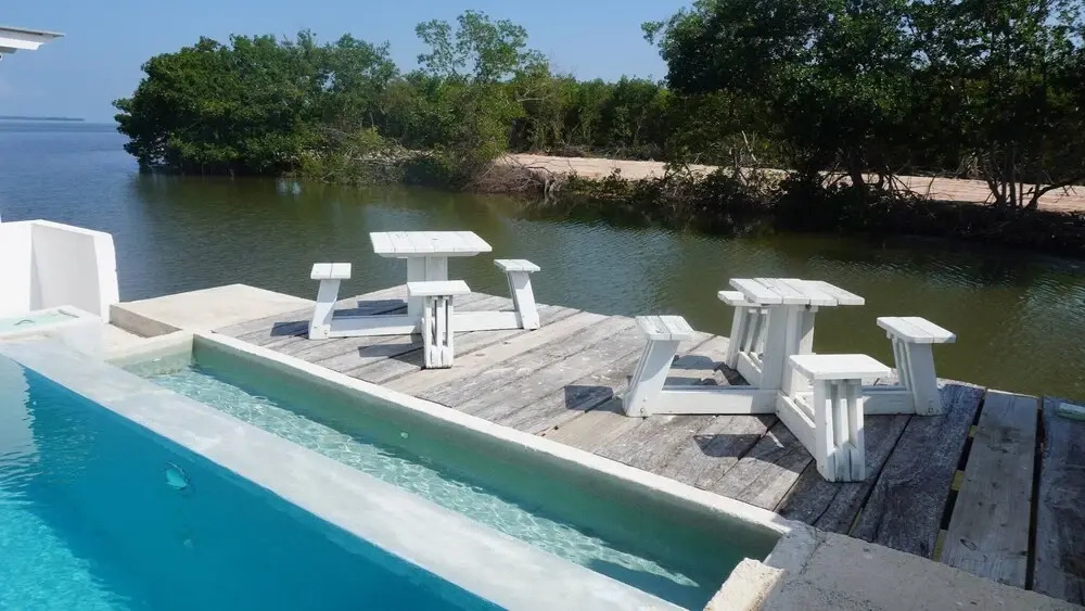 See Belize Seabreeze Sea View Studio With Balcony, Pool & Overwater Deck, 2nd FL