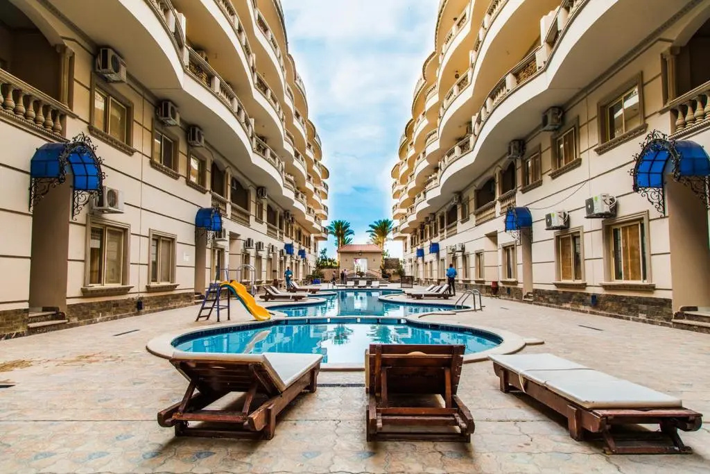 Two bedroom apartment with pool Nour Plaza F31