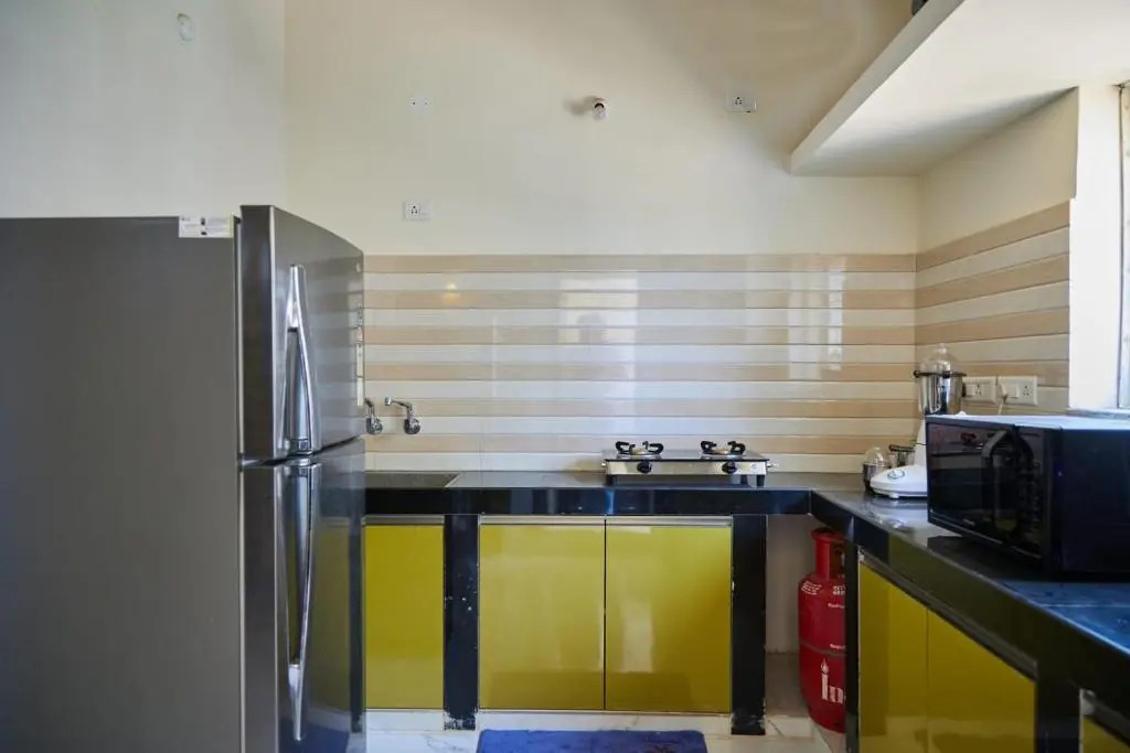 Chill place : 3 BHK with AC bedrooms and functional kitchen