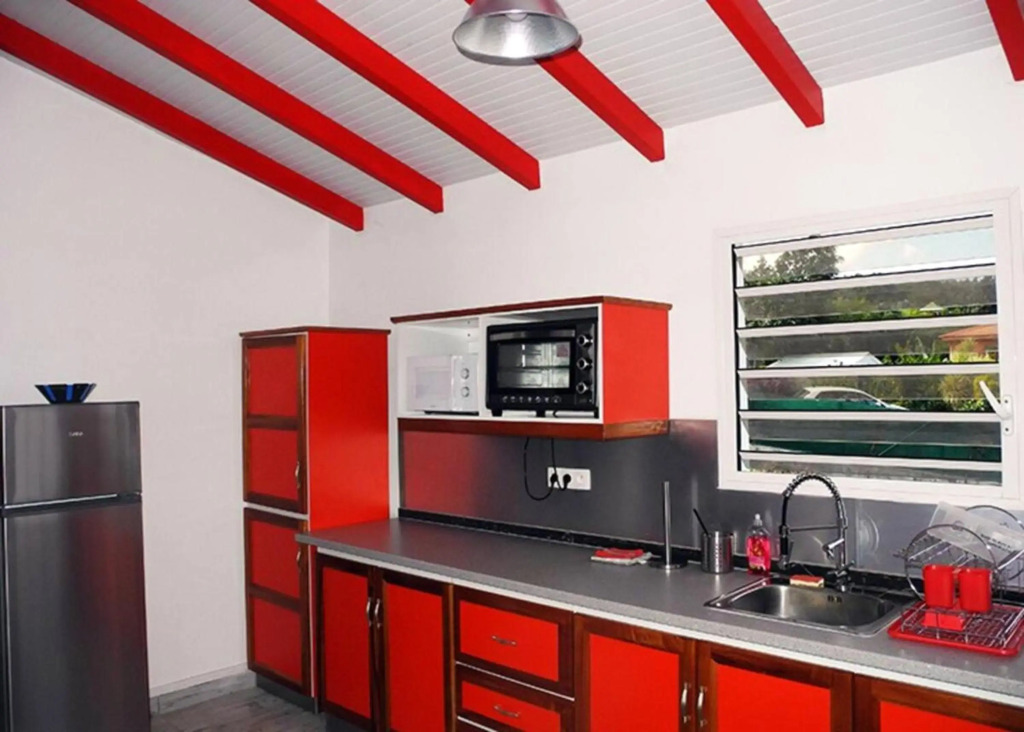 Appartement de 2 chambres avec vue sur la mer jardin clos et wifi a Deshaies