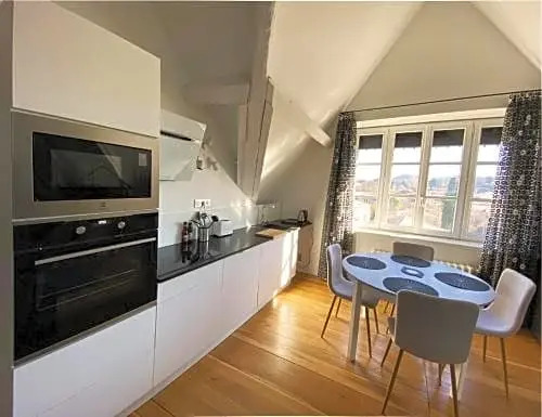 Demeure Saint Louis Historic manor, City 700m, free parking,A C,Clim,WIFI, city view, Garden