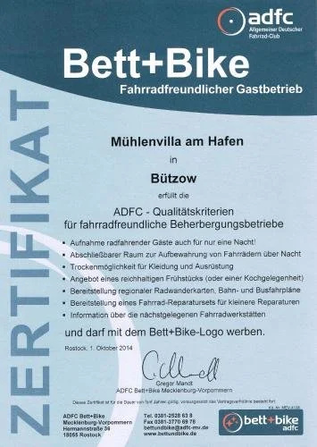 B&B Mühlenvilla am Bützower Hafen