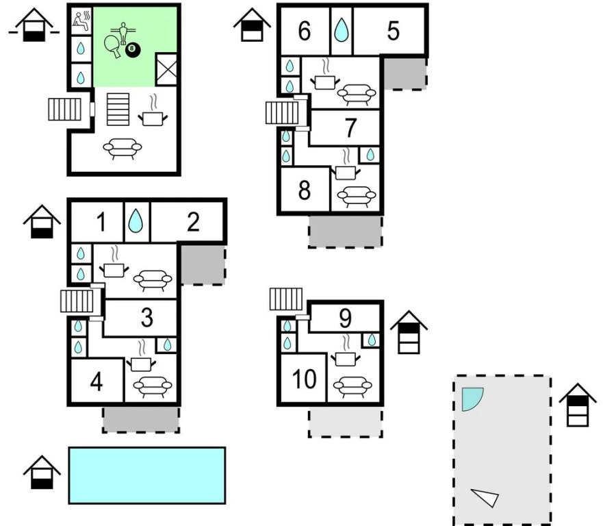 Ten-Bedroom Holiday Home In Razanj
