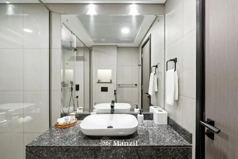 Stylish 1BR Apt w Pool in JVC nr Dubai Sports City