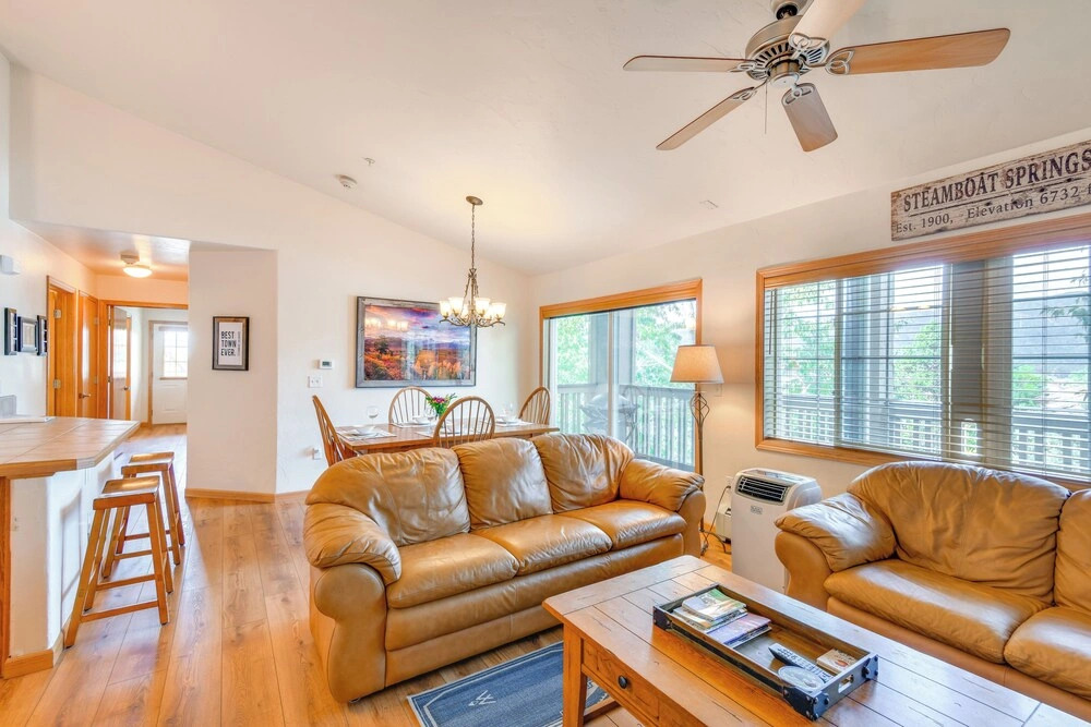 Condo w/ Mtn View < 1 Mi to Steamboat Resort!