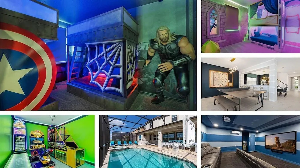 Sr022v: 8 Bed, Avengers, Princesses, Ping Pong, Shuffle Board