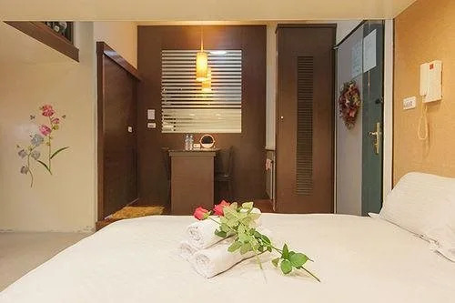Kaohsiung near Main station - Girl House Bali style Quad room