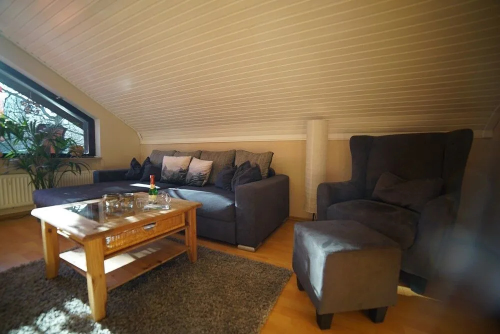Ferienwohnung im Wald mit Kamin