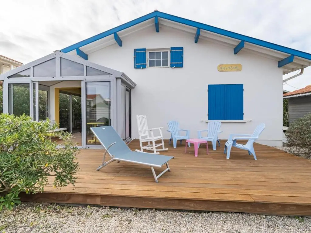 Villa T4 à Biscarrosse Plage, jardin privé, WiFi, 50m de la plage, 6 personnes - FR-1-521-150