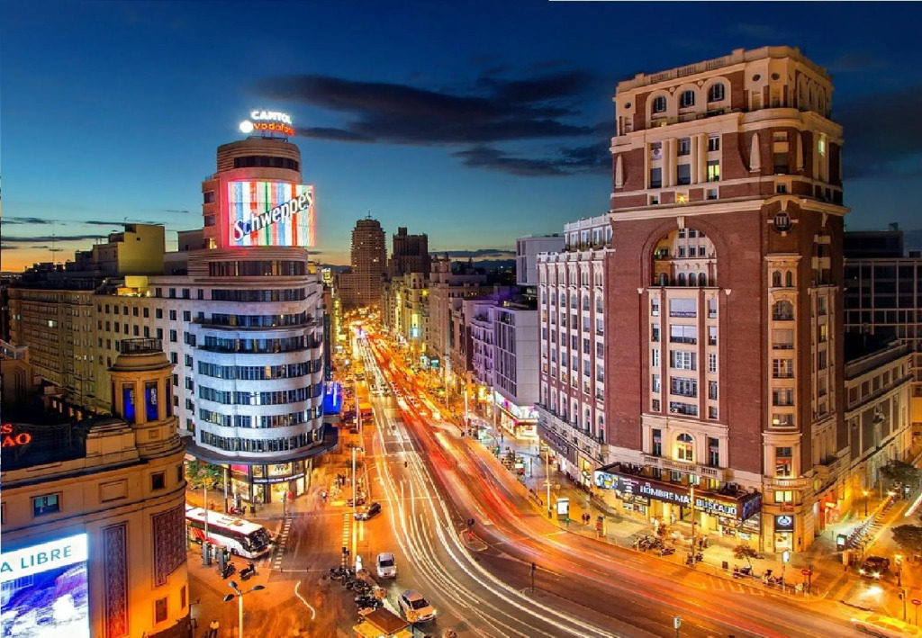 Gran Vía II in Madrid