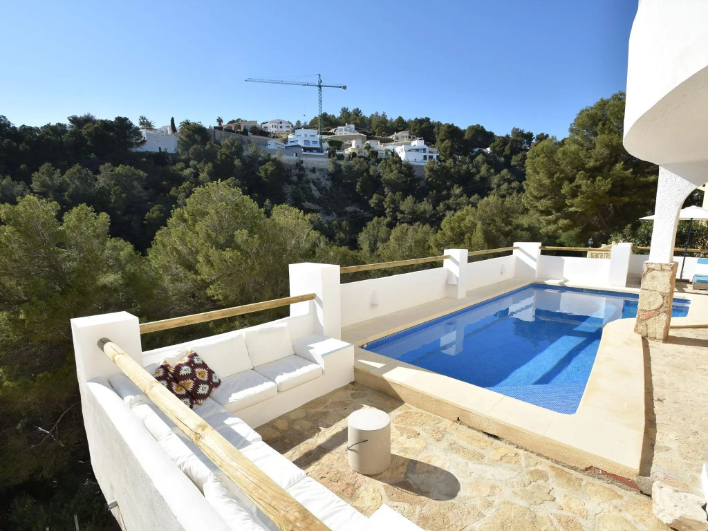 Ibiza-style Villa in Moraira with Private Pool and magnificent view