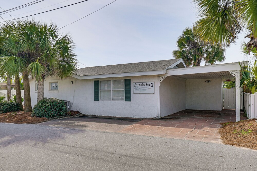 'two by Sea' Beachfront Private Home w/ Courtyard!