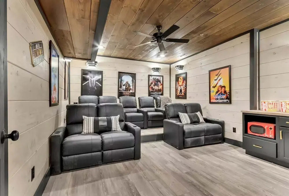 Firefly Lodge Indoor Pool Theater Hot Tub