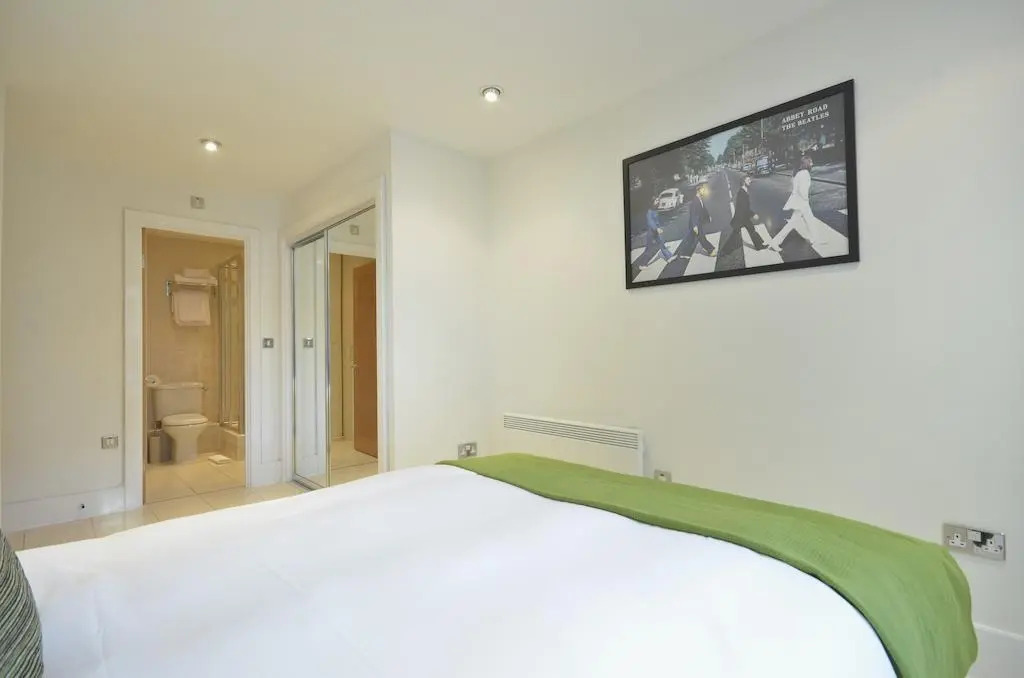 Riverside Apartments by River Thames, in Central London
