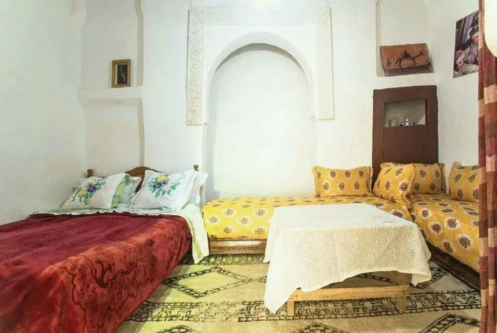 Family Room for 4 Peoples Sunny Riad Inside Medina Fes El Bali