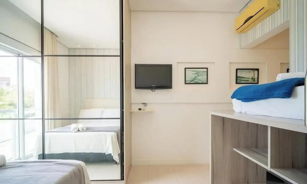 Apartments in Condo With Pool and Beachfront Floripa - ASR