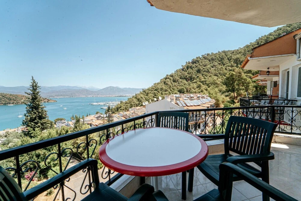 Colorful Seaside Home With Sea View in Fethiye