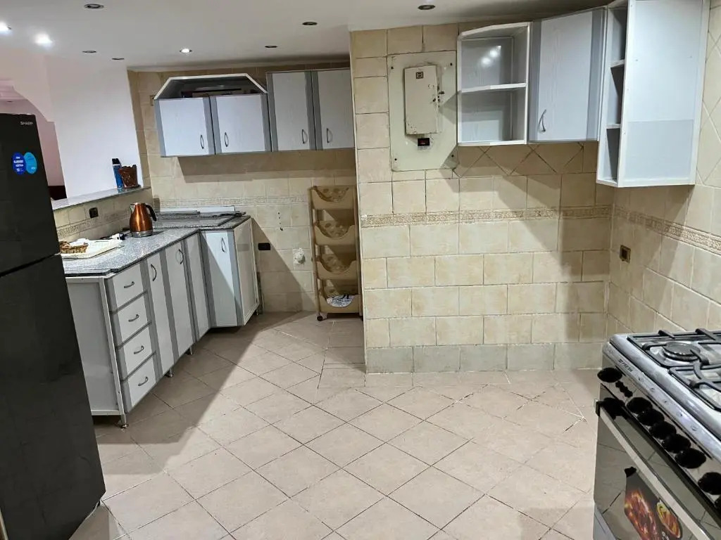 Comfortable apartment with a private garden near AUC شقه فندقيه