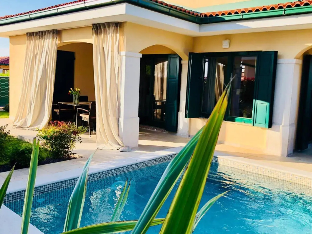 Villa "San Servolo House" with sea view and private heated pool