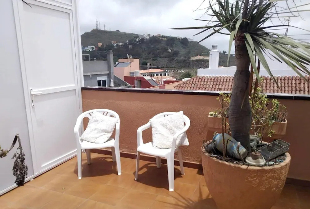 Apartment with 3 Bedrooms in San Cristóbal de la Laguna, with Wonderful Sea View, Furnished Terrace And Wifi - 10 Km From the Beach
