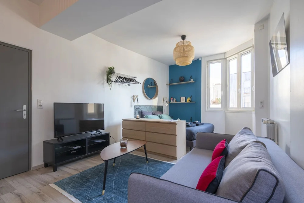 Studio Portes Vieille Ville de Nancy: calme, cosy et lumineux