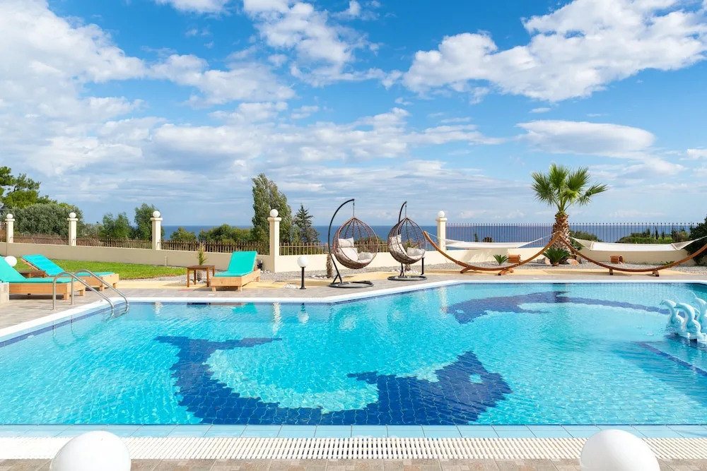 Villa Rose on the beach