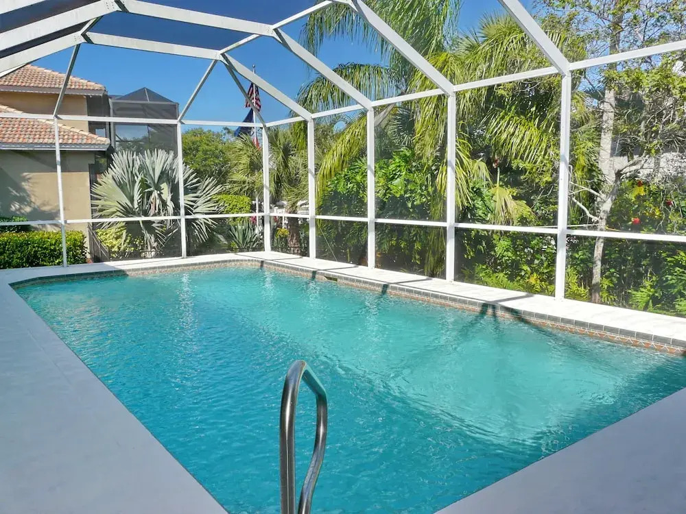 Peaceful home with pool and steps to beach/dining
